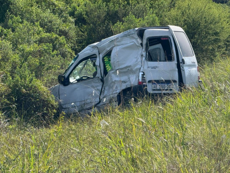 Dos muertos en fatal accidente Ruta 27 Santa Lucía Corrientes